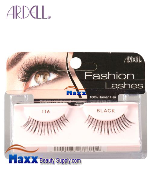 4 Package - Ardell Fashion Lashes Eye Lashes 116 - Black